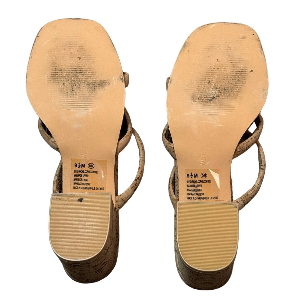 Maurice’s SuperCush Rachel Cork Block Heel Women Size 9 1/2 M - Picture 8 of 17